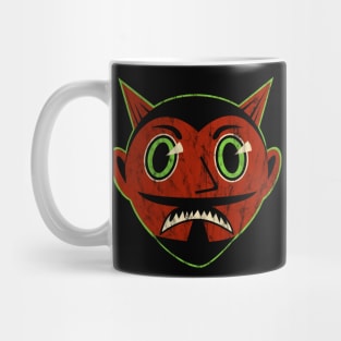 Vintage Halloween Red Devil Mug